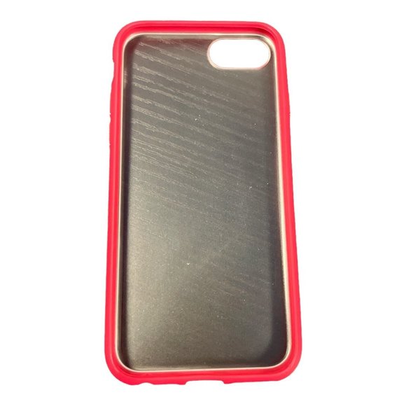 iPhone Clear & Pink Case For Apple iPhone 6/ 7 / 8G Plastic Case To Custom Decor - Picture 1 of 6